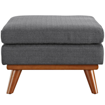 Modway - Engage Upholstered Fabric Ottoman by Modway  Living Room Sofas and Armchairs Gray - EEI-1797-DOR