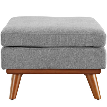 Modway - Engage Upholstered Fabric Ottoman by Modway  Living Room Sofas and Armchairs Gray - EEI-1797-GRY
