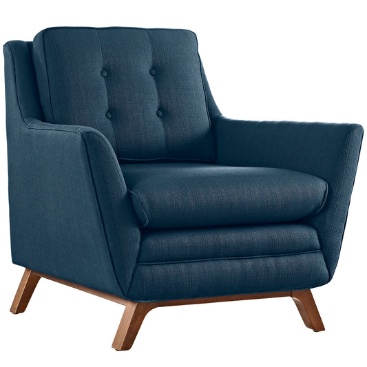 Modway Outlet Beguile Upholstered Fabric Armchair by Modway  Living Room Furniture Azure - EEI-1798-AZU