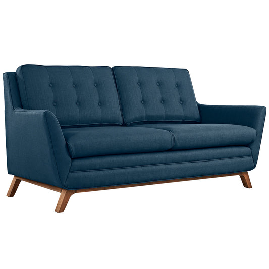 Modway Outlet Beguile Upholstered Fabric Loveseat by Modway  Living Room Furniture Azure - EEI-1799-AZU