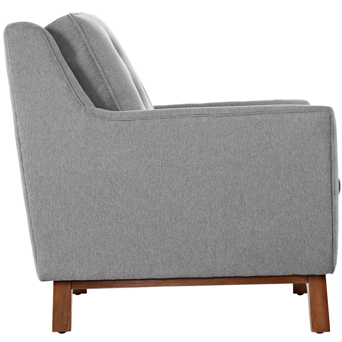 Modway Outlet Beguile Upholstered Fabric Loveseat by Modway  Living Room Furniture Expectation Gray - EEI-1799-GRY
