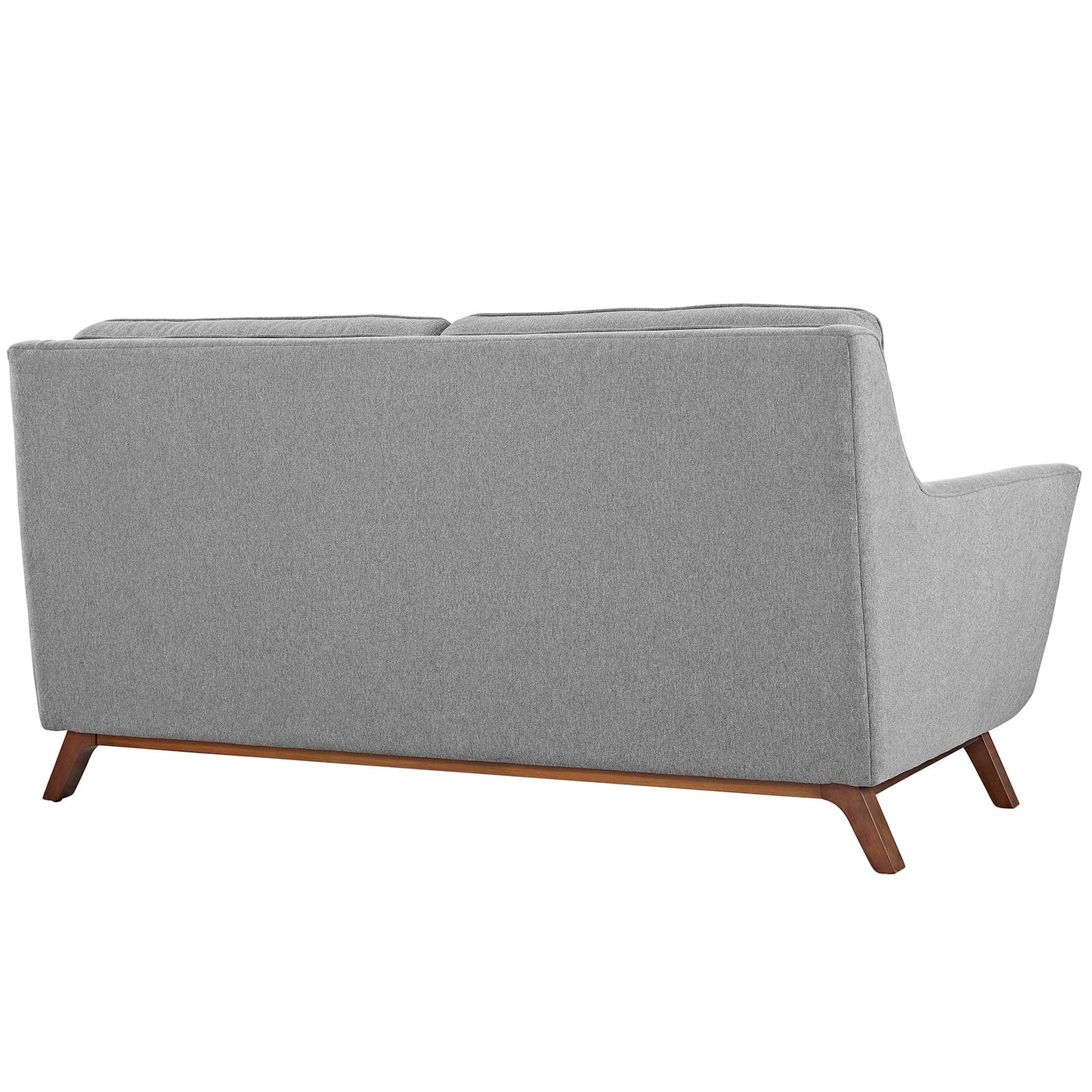 Modway Outlet Beguile Upholstered Fabric Loveseat by Modway  Living Room Furniture Expectation Gray - EEI-1799-GRY
