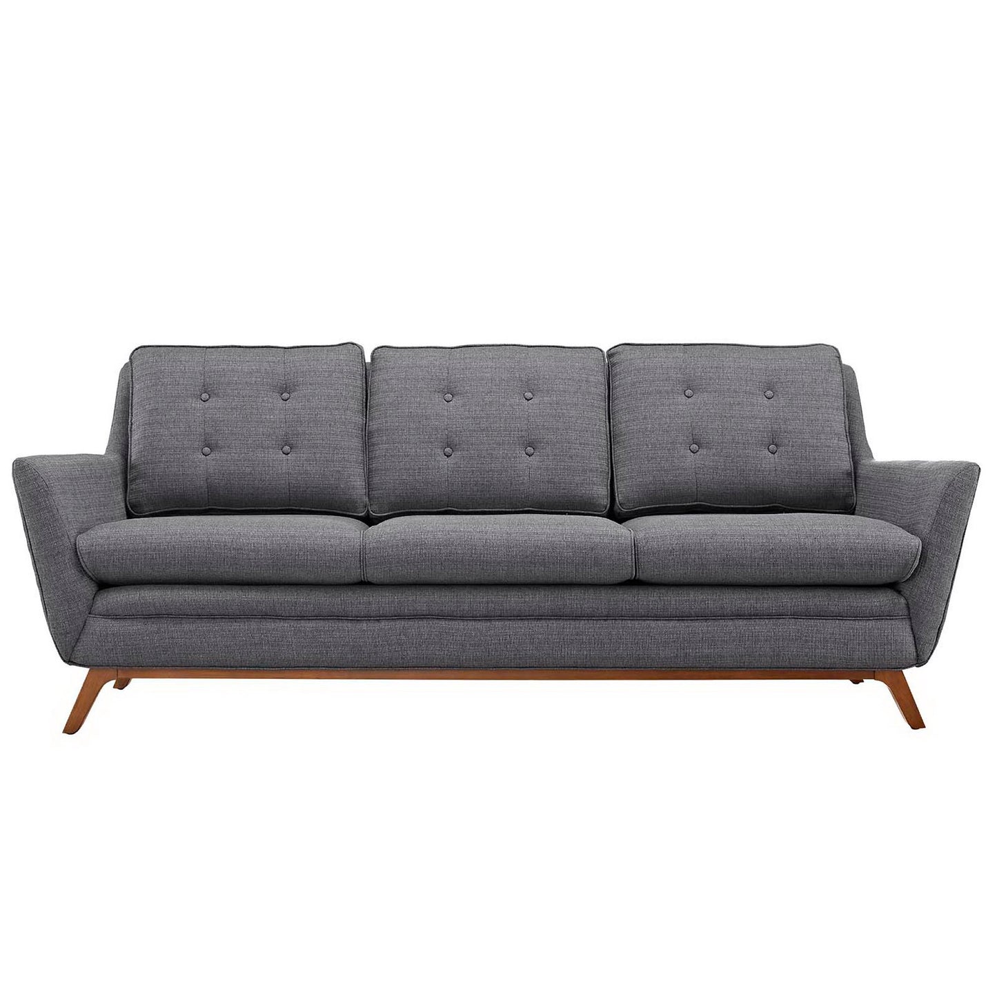 Modway Outlet Beguile Upholstered Fabric Sofa by Modway  Living Room Furniture Gray - EEI-1800-DOR