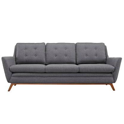 Modway Outlet Beguile Upholstered Fabric Sofa by Modway  Living Room Furniture Gray - EEI-1800-DOR