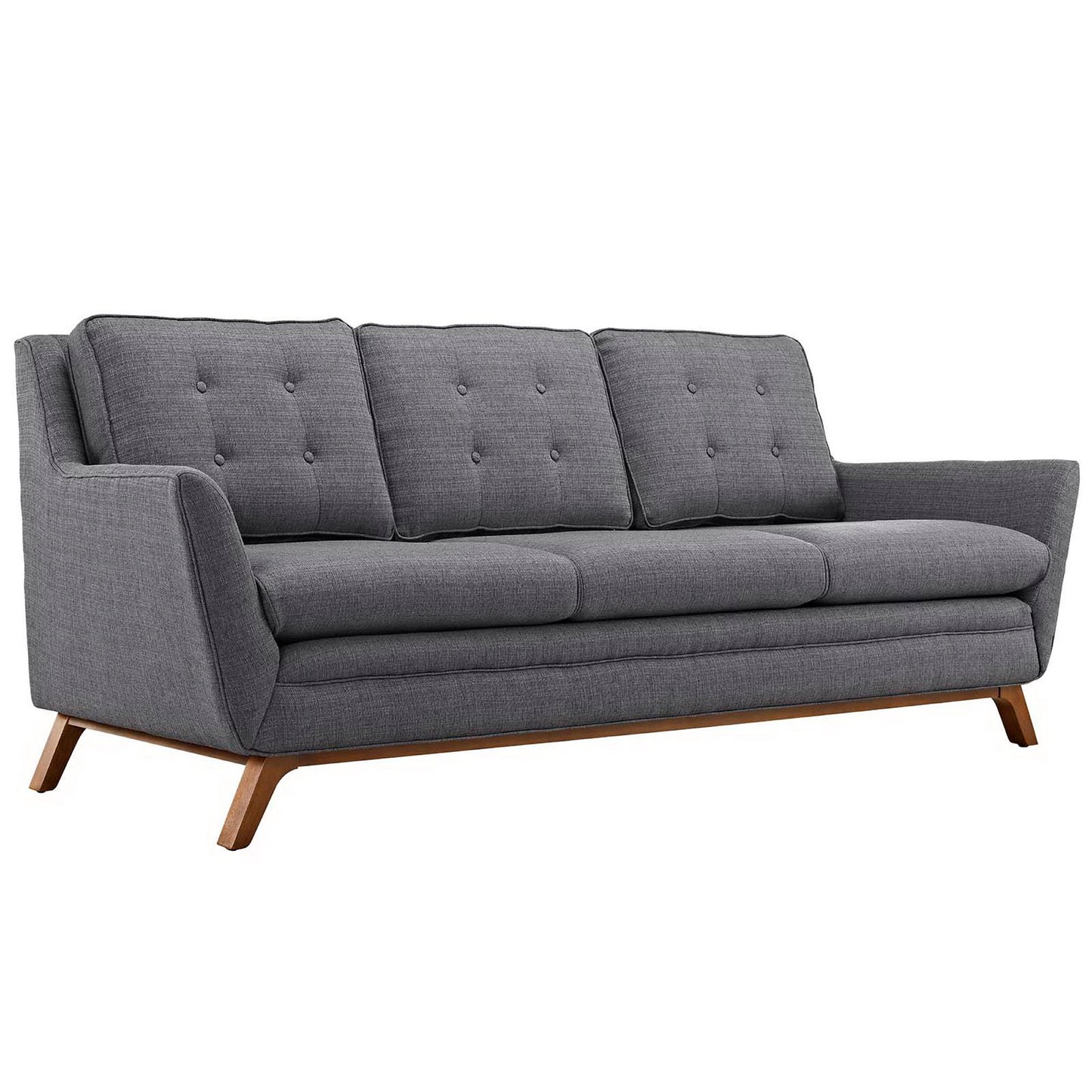 Modway Outlet Beguile Upholstered Fabric Sofa by Modway  Living Room Furniture Gray - EEI-1800-DOR