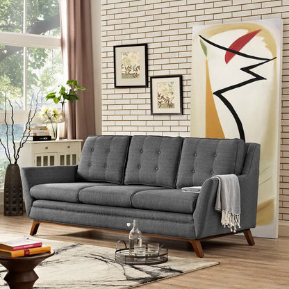 Modway Outlet Beguile Upholstered Fabric Sofa by Modway  Living Room Furniture Gray - EEI-1800-DOR