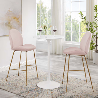 Modway - Lippa 28" Round Wood Bar Table by Modway  Bar and Dining Bar and Dining Tables White - EEI-1825-WHI