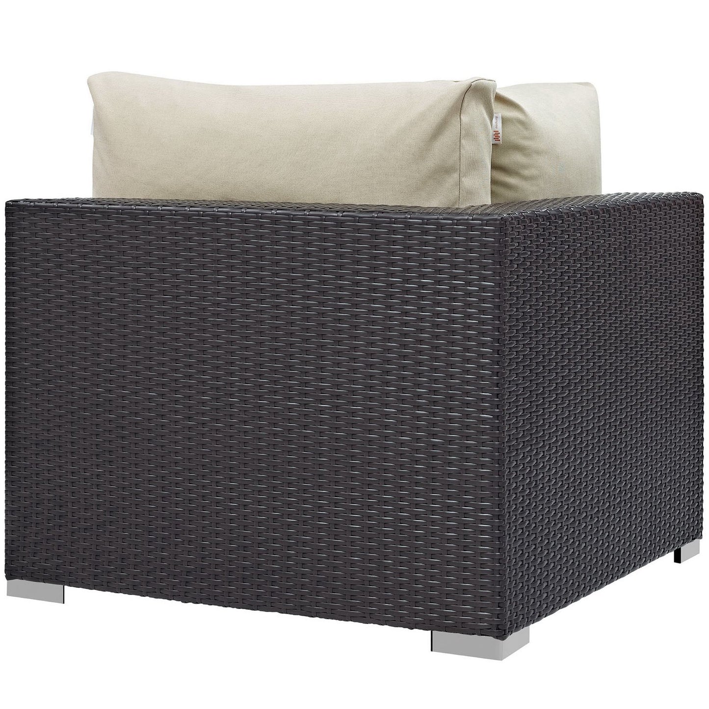 Modway - Convene Outdoor Patio Corner by Modway  Outdoor Furniture Sofa Sectionals Brown - EEI-1840-EXP-BEI