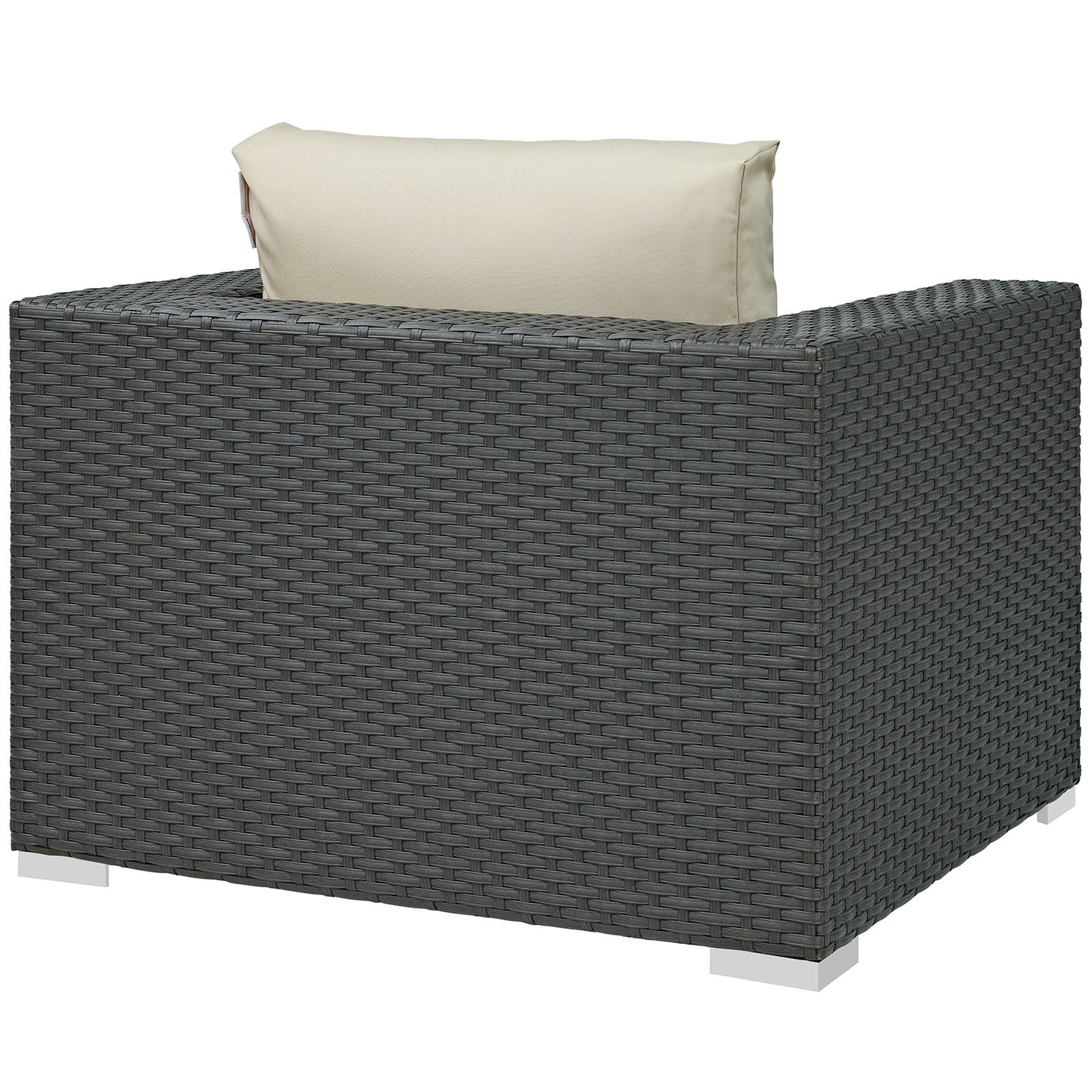 Modway Outlet Sojourn Outdoor Patio Sunbrella? Armchair by Modway  Outdoor Furniture Furniture Canvas Antique Beige - EEI-1850-CHC-BEI