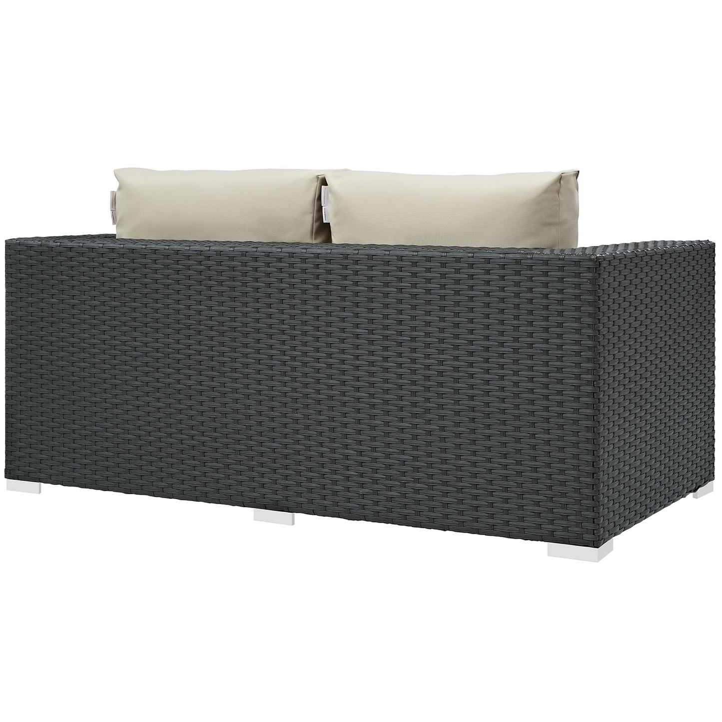 Modway Outlet Sojourn Outdoor Patio Sunbrella? Loveseat by Modway  Outdoor Furniture Furniture Canvas Antique Beige - EEI-1851-CHC-BEI