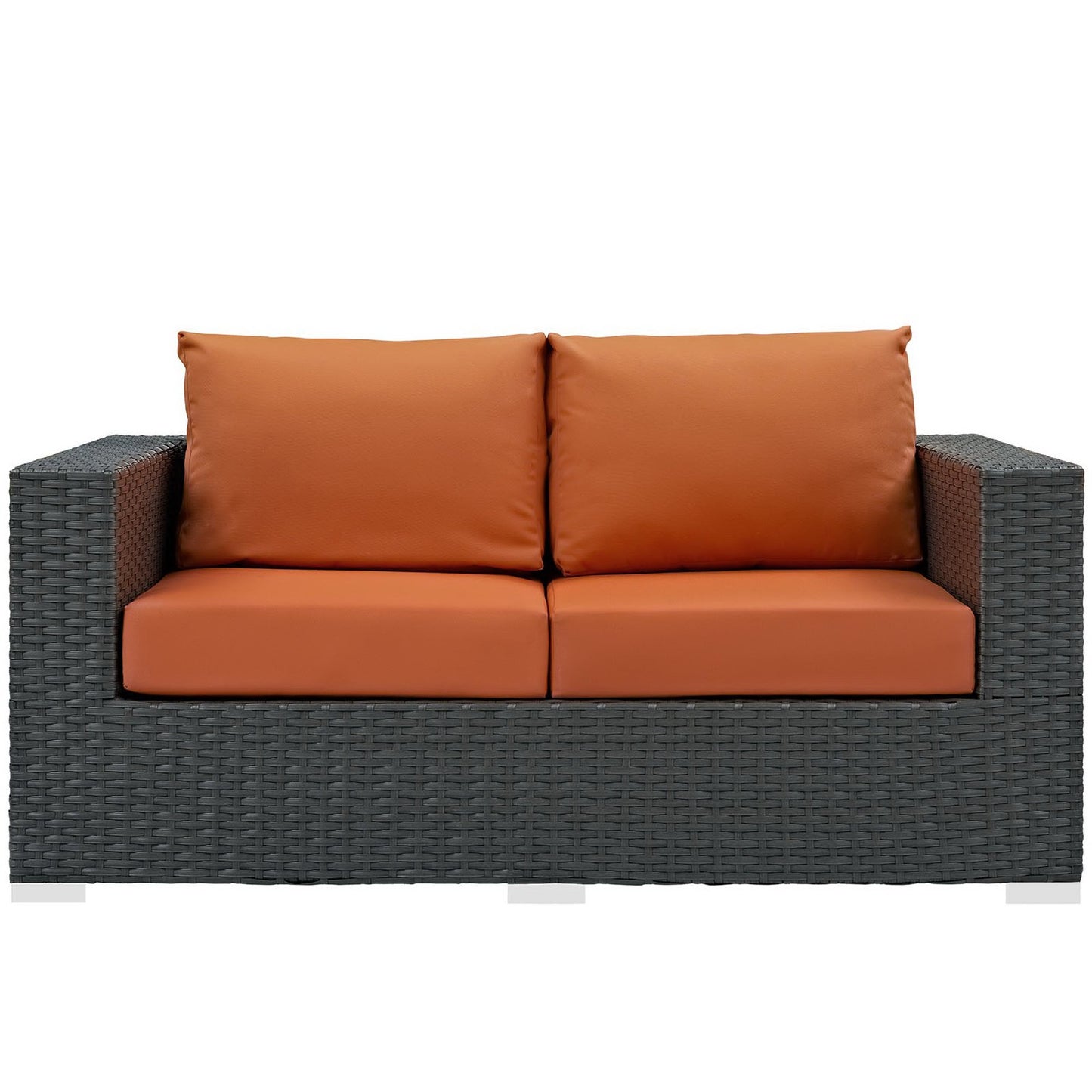 Modway Outlet Sojourn Outdoor Patio Sunbrella? Loveseat by Modway  Outdoor Furniture Furniture Canvas Tuscan - EEI-1851-CHC-TUS