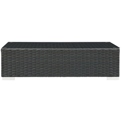 Modway - Sojourn Outdoor Patio Coffee Table by Modway  Outdoor Furniture Bar and Dining Brown - EEI-1852-CHC