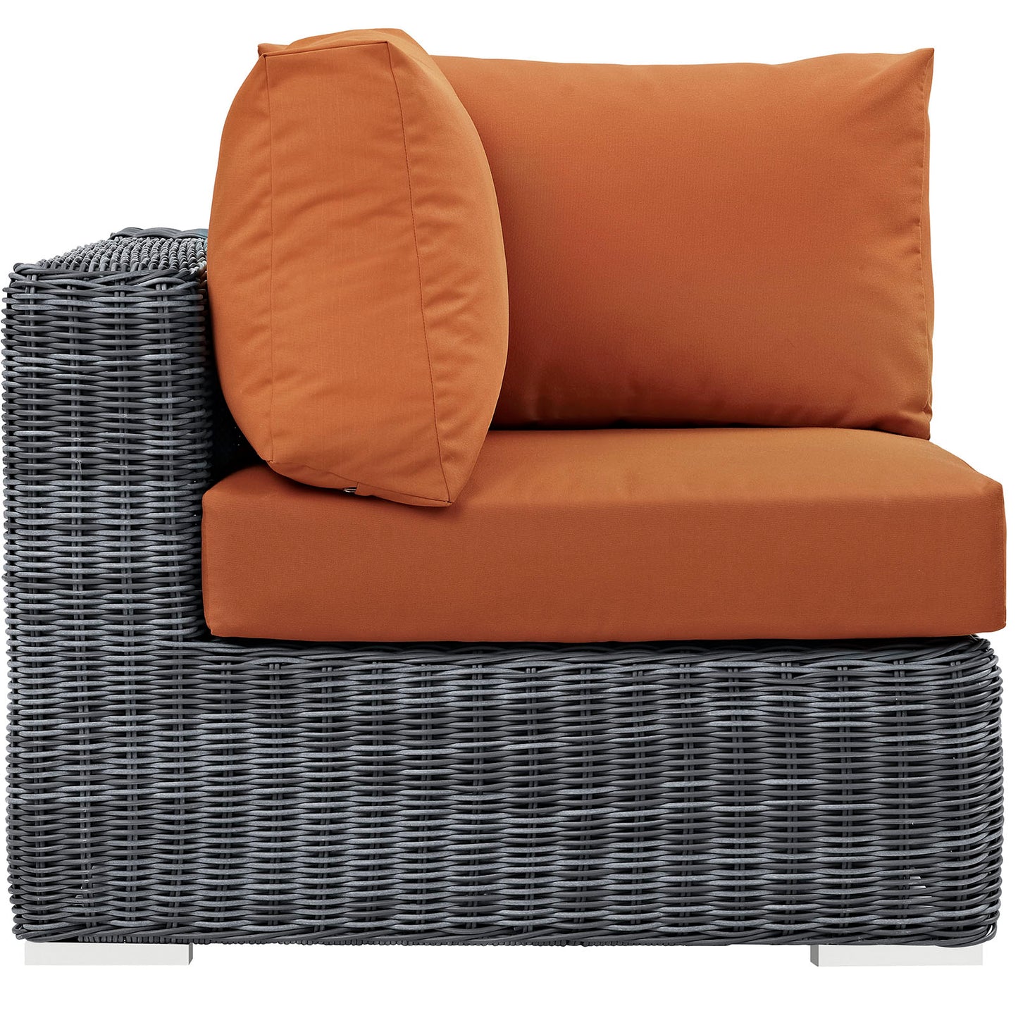 Modway Outlet Summon Outdoor Patio Sunbrella? Corner by Modway  Outdoor Furniture Furniture Canvas Tuscan - EEI-1870-GRY-TUS