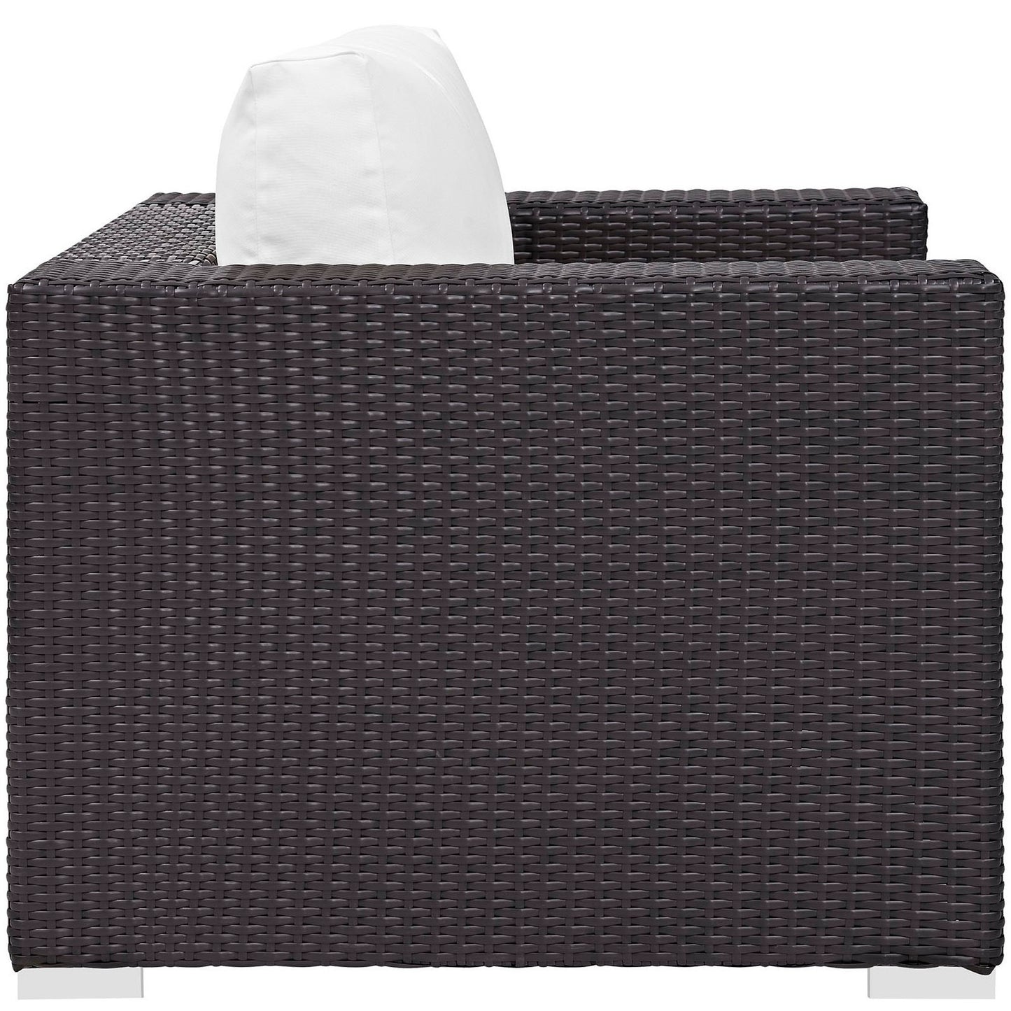 Modway - Convene Outdoor Patio Armchair by Modway  Outdoor Furniture Sofa Sectionals White - EEI-1906-EXP-WHI