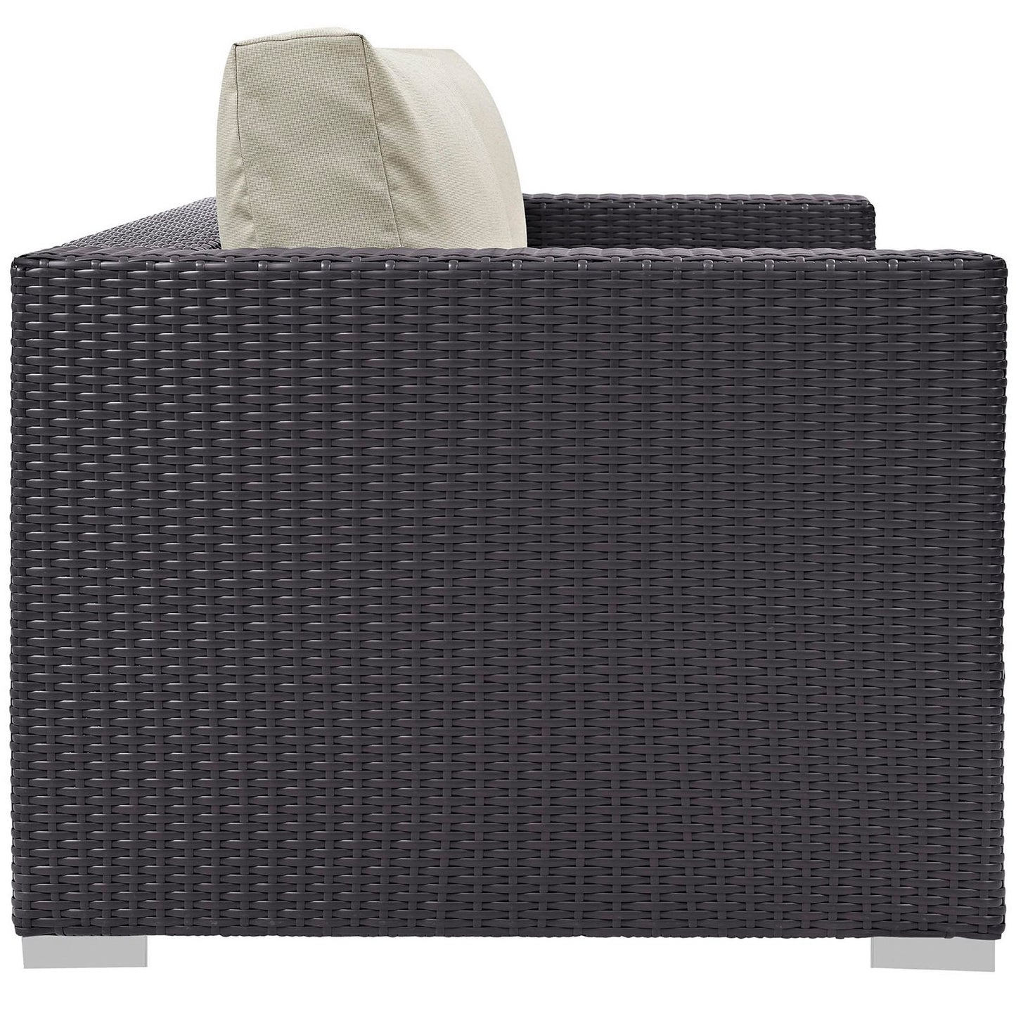 Modway - Convene Outdoor Patio Loveseat by Modway  Outdoor Furniture Sofa Sectionals Brown - EEI-1907-EXP-BEI