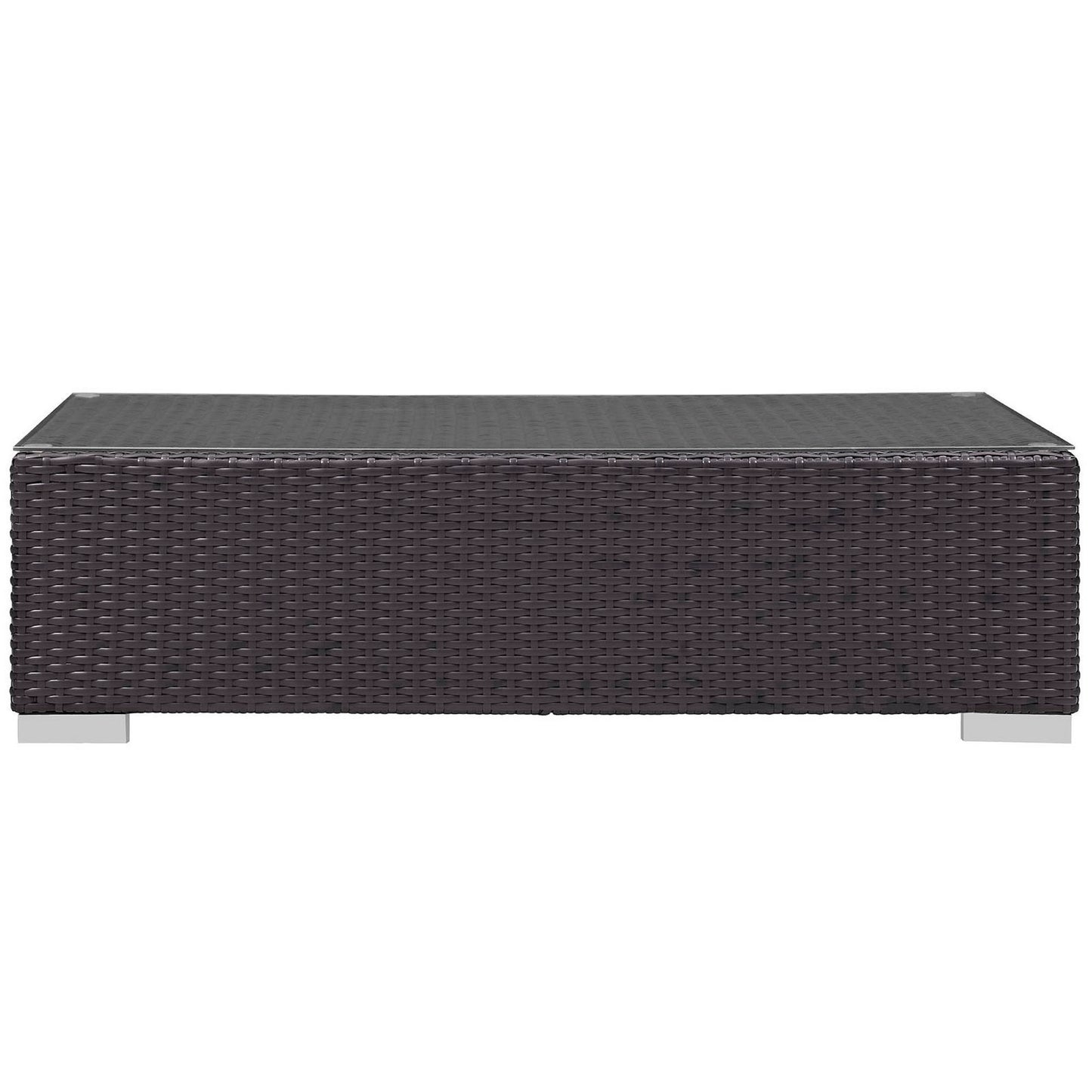 Modway - Convene Outdoor Patio Coffee Table by Modway  Outdoor Furniture Bar and Dining Brown - EEI-1908-EXP