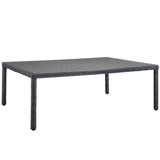 Modway Outlet Summon 90" Outdoor Patio Dining Table by Modway  Outdoor Furniture Furniture Gray - EEI-1944-GRY