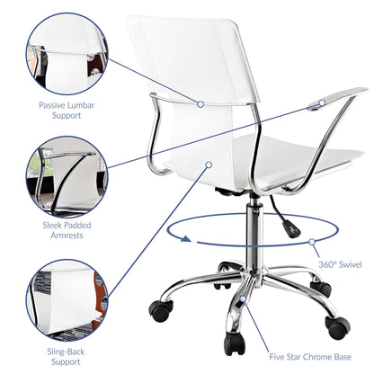 Modway Outlet Studio Office Chair by Modway  Office Furniture Furniture White - EEI-198-WHI