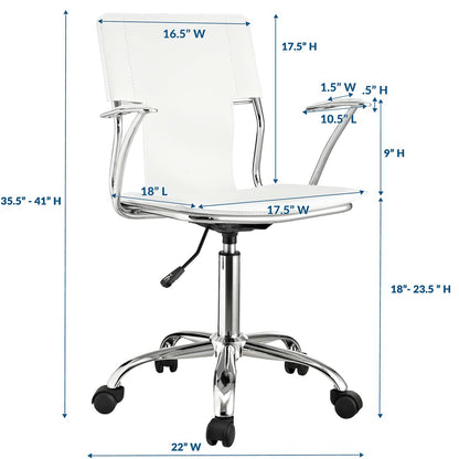 Modway Outlet Studio Office Chair by Modway  Office Furniture Furniture White - EEI-198-WHI