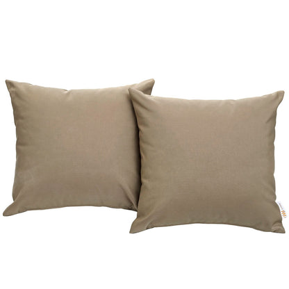 Modway Outlet Convene 2 Piece Outdoor Patio Pillow Set by Modway  Outdoor Furniture Furniture Mocha - EEI-2001-MOC