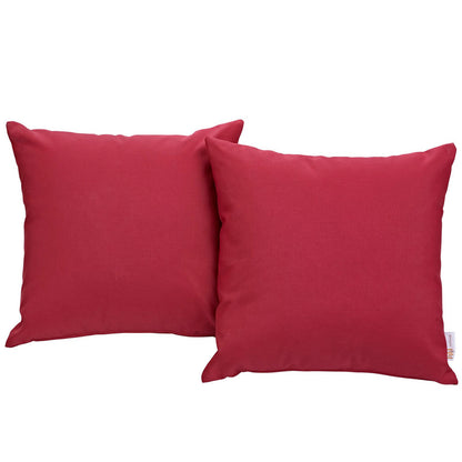Modway Outlet Convene 2 Piece Outdoor Patio Pillow Set by Modway  Outdoor Furniture Furniture Red - EEI-2001-RED