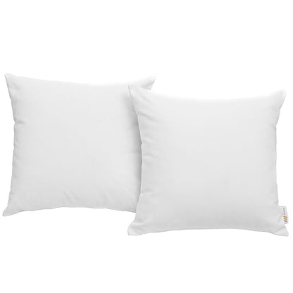 Modway Outlet Convene 2 Piece Outdoor Patio Pillow Set by Modway  Outdoor Furniture Furniture White - EEI-2001-WHI
