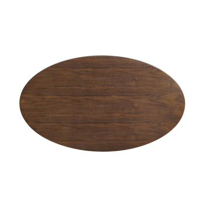 Modway - Lippa 48" Oval Wood Dining Table by Modway  Bar and Dining Bar and Dining Tables Brown - EEI-2019-WAL