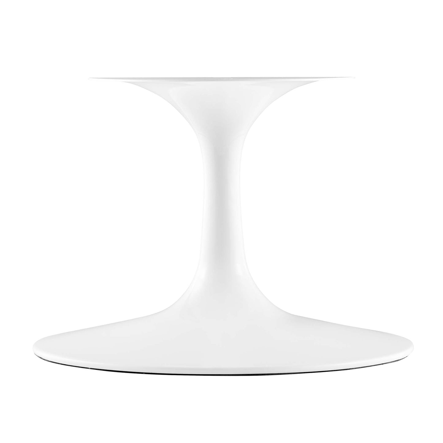 Modway - Lippa 48" Oval Faux Marble Coffee Table by Modway  Living Room Tables White - EEI-2022-WHI