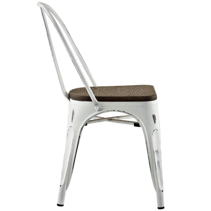 Modway Outlet Promenade Bamboo Side Chair by Modway  Bar and Dining Furniture White - EEI-2028-WHI