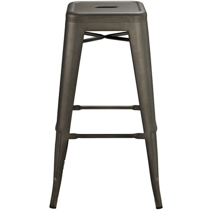 Modway Outlet Promenade Backless Bar Stool by Modway  Bar and Dining Furniture Brown - EEI-2031-BRN
