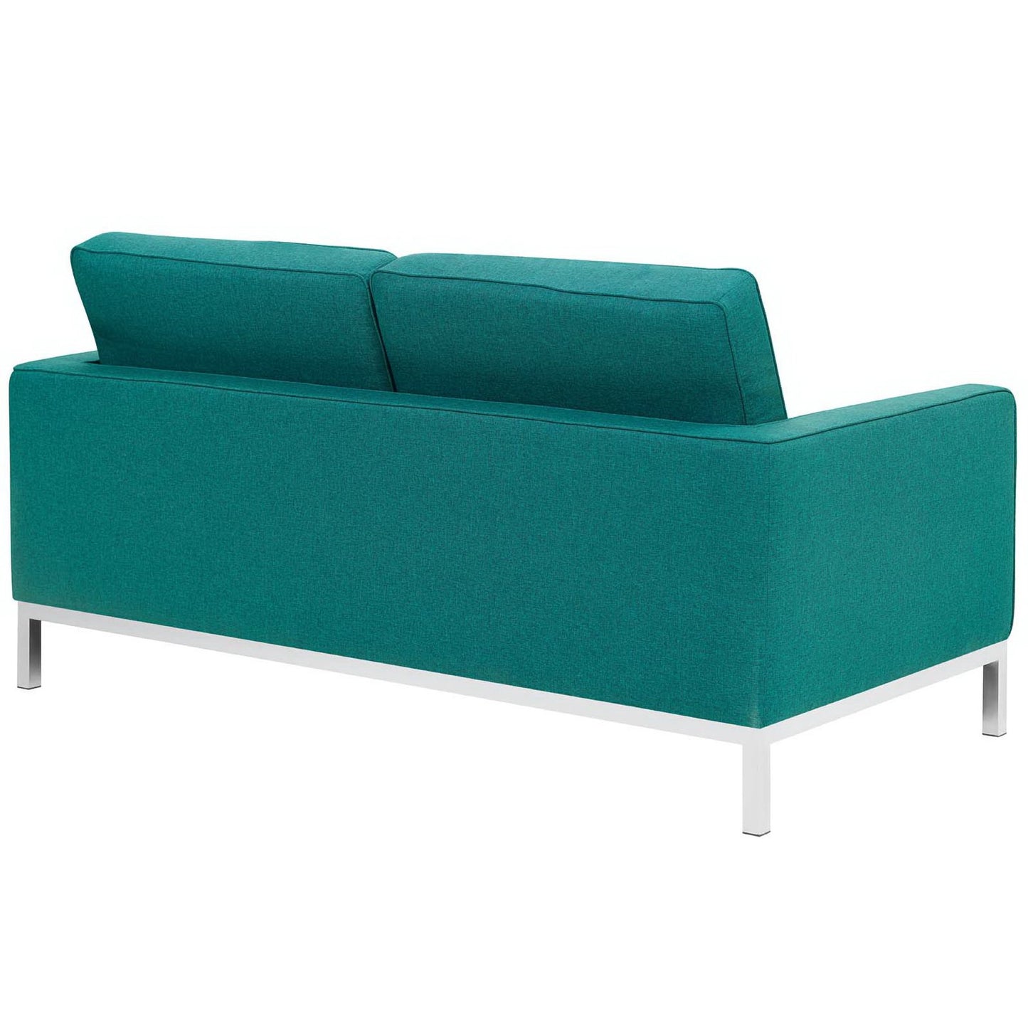 Modway Outlet Loft Upholstered Fabric Loveseat by Modway  Living Room Furniture Teal - EEI-2051-TEA
