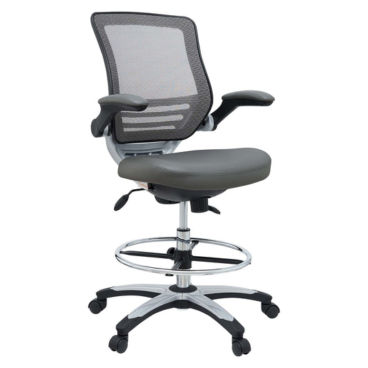Modway - Edge Drafting Chair by Modway  Office Furniture Office Chairs Gray - EEI-211-GRY