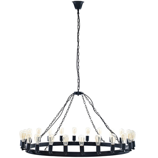 Modway Outlet Teleport 52" Chandelier by Modway  Lighting Lighting Brown - EEI-2118-BRN