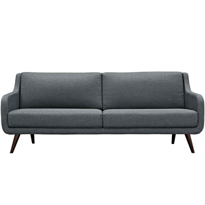 Modway Outlet Verve Upholstered Fabric Sofa by Modway  Living Room Furniture Gray - EEI-2129-GRY