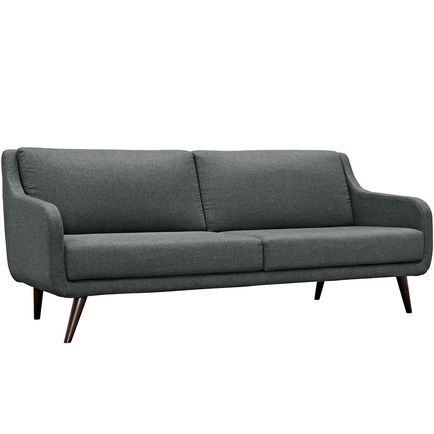 Modway Outlet Verve Upholstered Fabric Sofa by Modway  Living Room Furniture Gray - EEI-2129-GRY