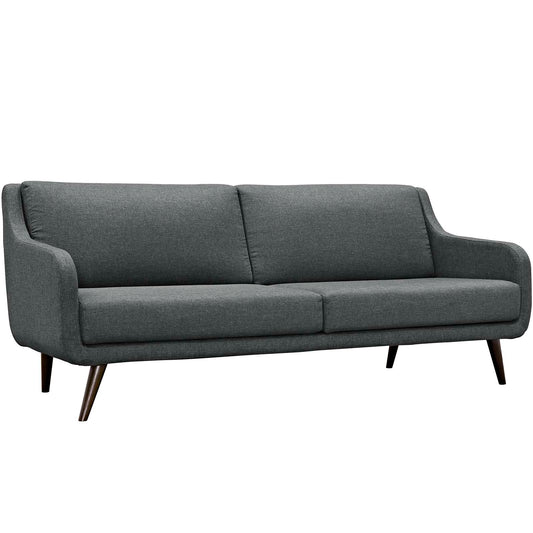 Modway Outlet Verve Upholstered Fabric Sofa by Modway  Living Room Furniture Gray - EEI-2129-GRY