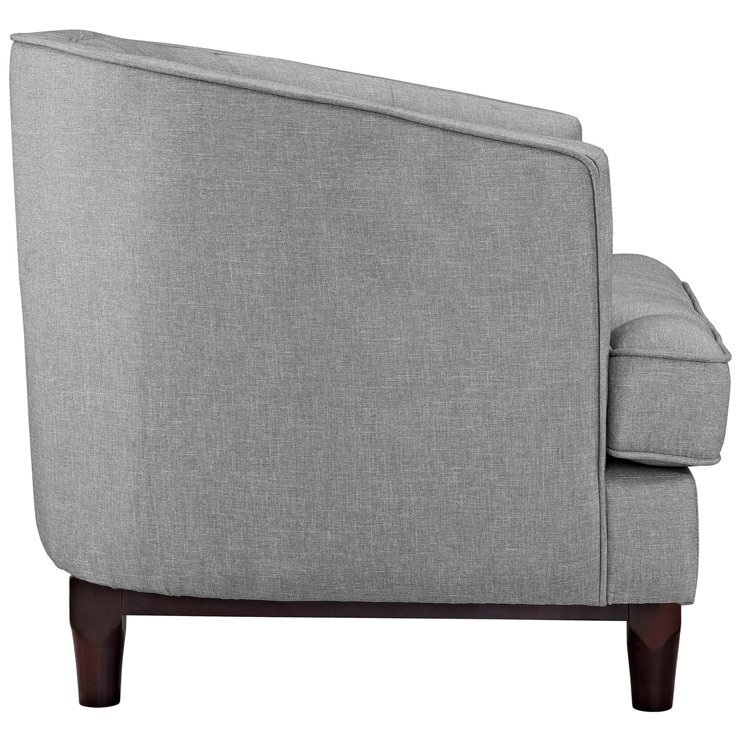 Modway Outlet Coast Upholstered Fabric Armchair by Modway  Living Room Furniture Light Gray - EEI-2130-LGR