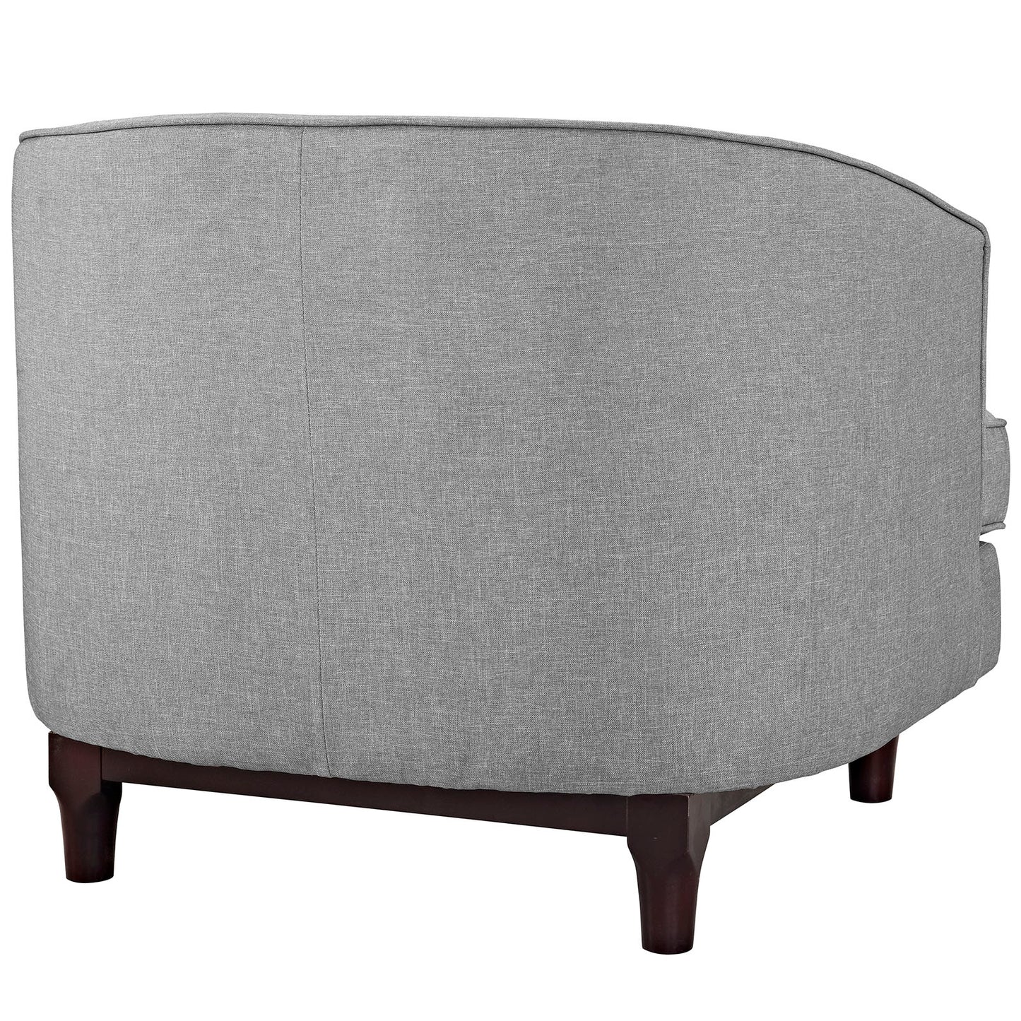 Modway Outlet Coast Upholstered Fabric Armchair by Modway  Living Room Furniture Light Gray - EEI-2130-LGR