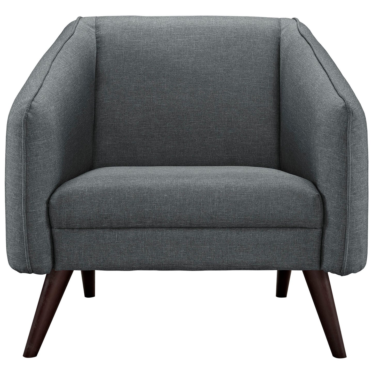 Modway Outlet Slide Upholstered Fabric Armchair by Modway  Living Room Furniture Gray - EEI-2132-GRY