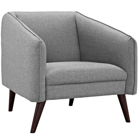Modway Outlet Slide Upholstered Fabric Armchair by Modway  Living Room Furniture LightGray - EEI-2132-LGR