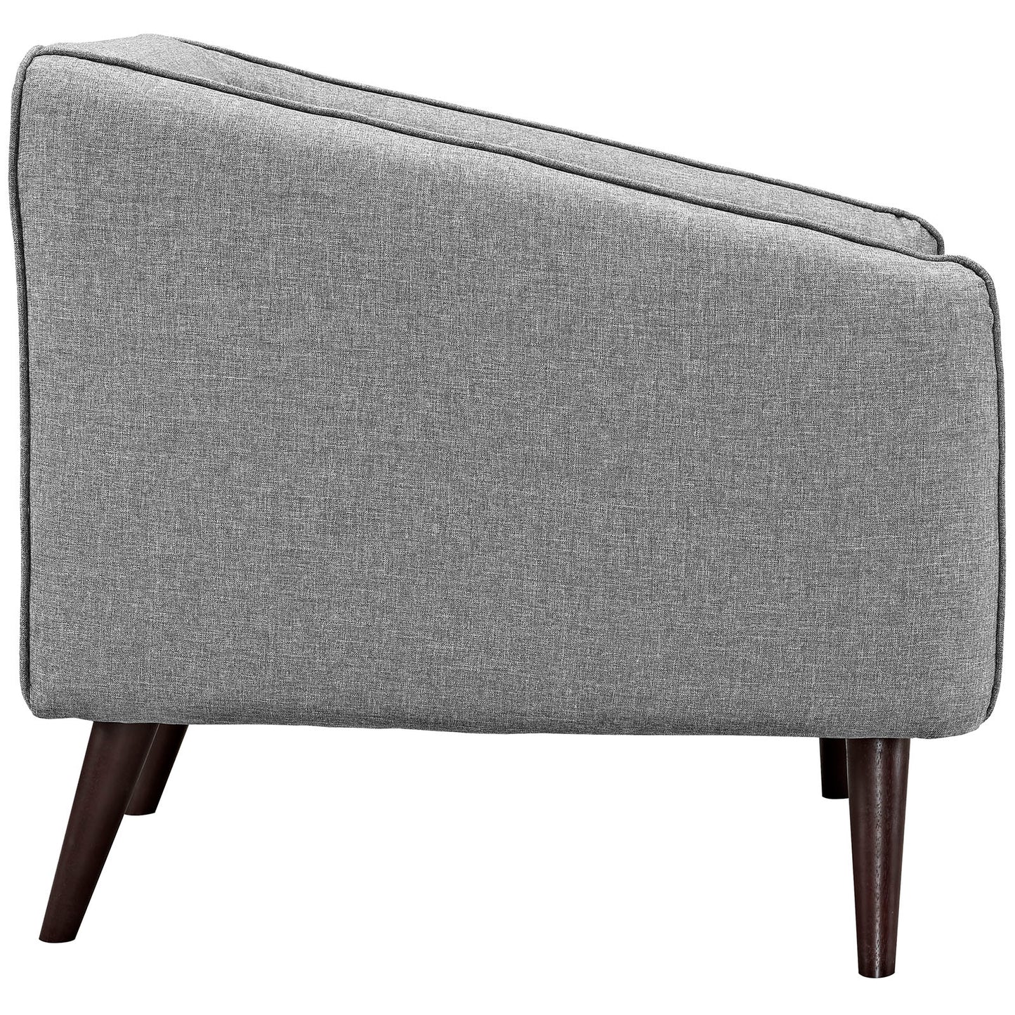 Modway Outlet Slide Upholstered Fabric Armchair by Modway  Living Room Furniture LightGray - EEI-2132-LGR