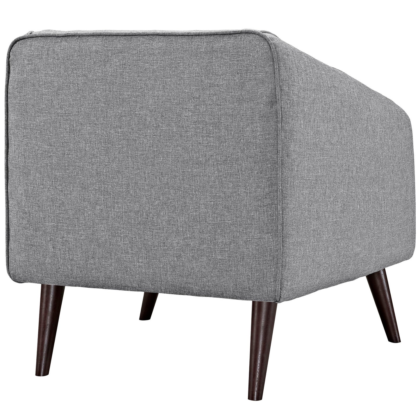 Modway Outlet Slide Upholstered Fabric Armchair by Modway  Living Room Furniture LightGray - EEI-2132-LGR
