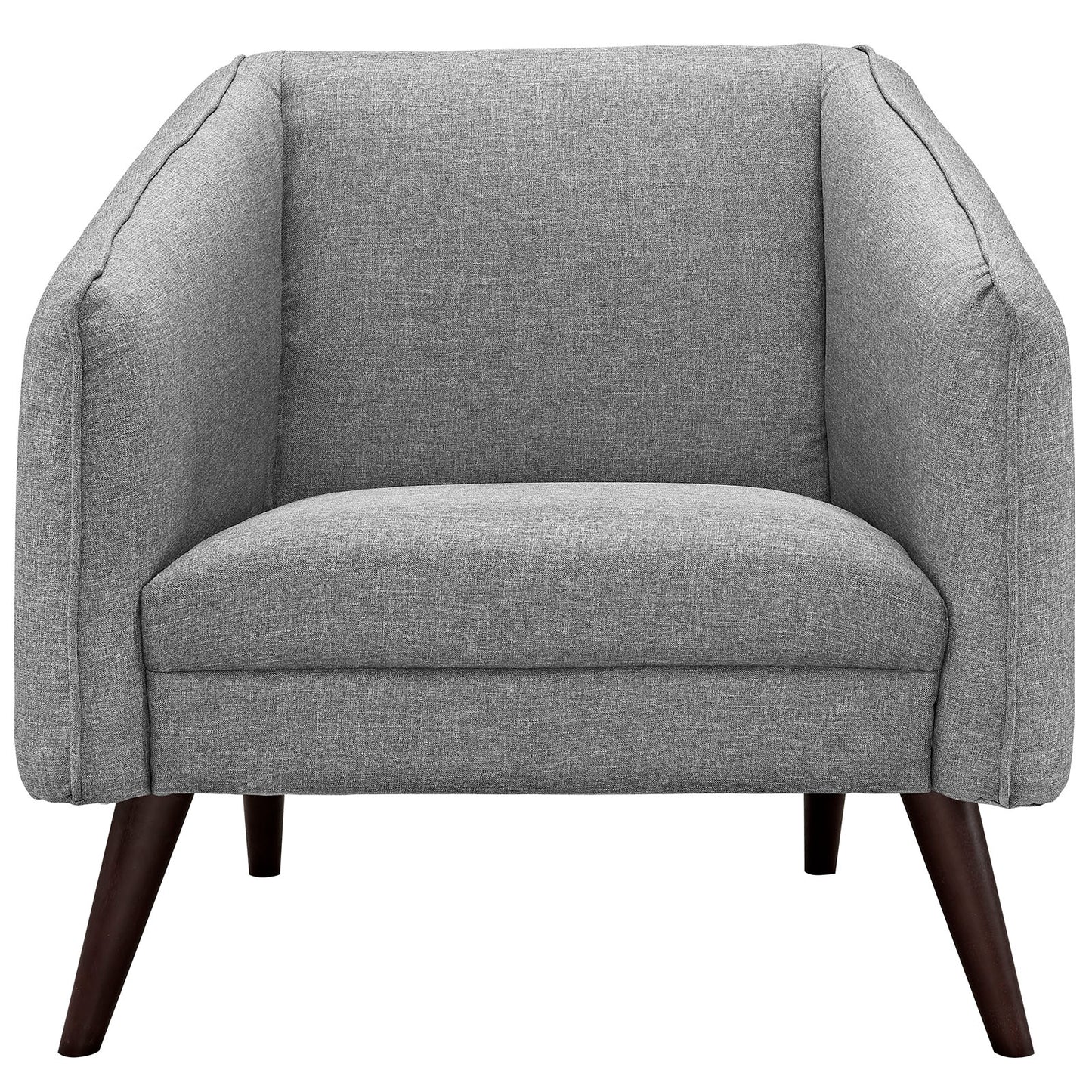 Modway Outlet Slide Upholstered Fabric Armchair by Modway  Living Room Furniture LightGray - EEI-2132-LGR