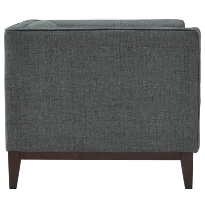 Modway Outlet Serve Upholstered Fabric Armchair by Modway  Living Room Furniture Gray - EEI-2134-GRY