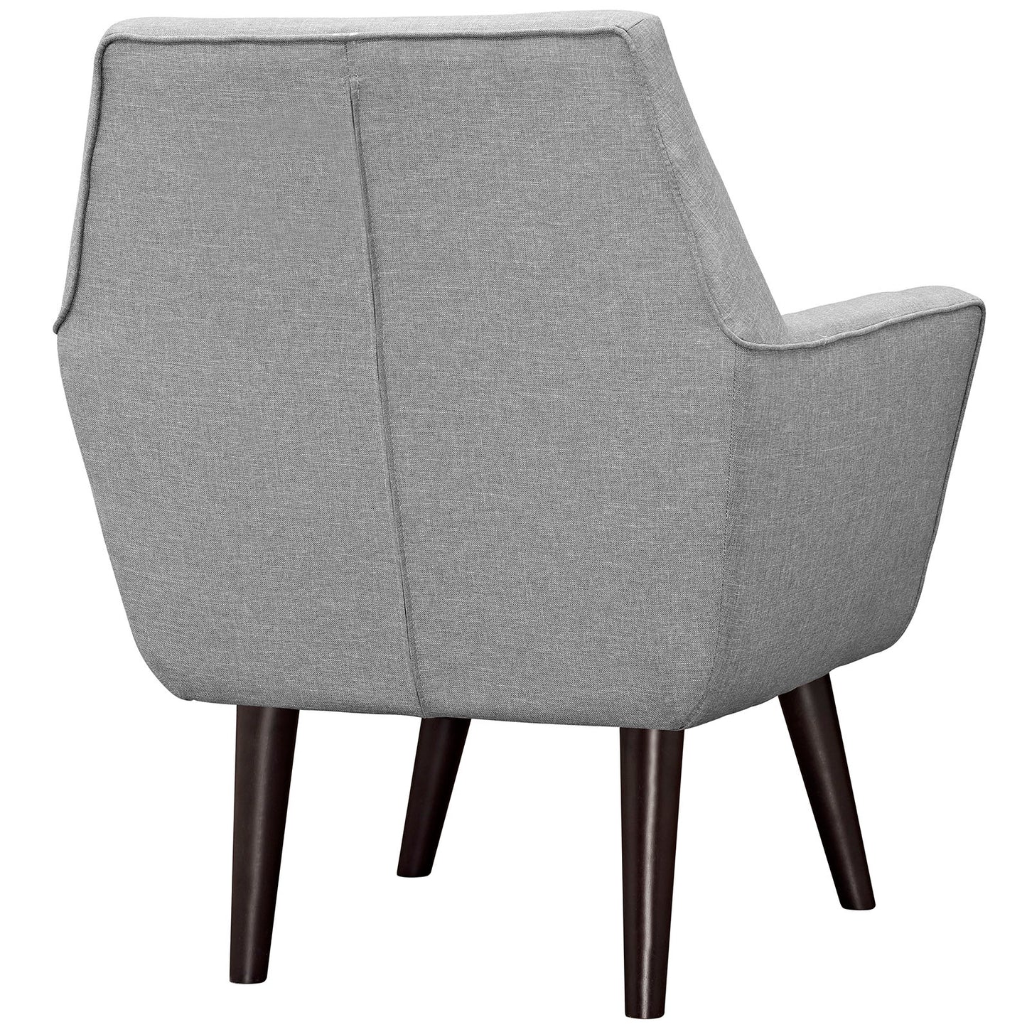 Modway Outlet Posit Upholstered Fabric Armchair by Modway  Living Room Furniture Light Gray - EEI-2136-LGR