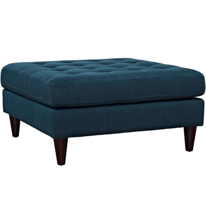 Modway Outlet Empress Upholstered Fabric Large Ottoman by Modway  Living Room Furniture Azure - EEI-2139-AZU
