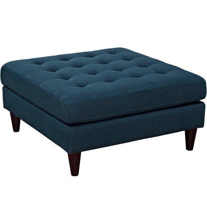 Modway Outlet Empress Upholstered Fabric Large Ottoman by Modway  Living Room Furniture Azure - EEI-2139-AZU