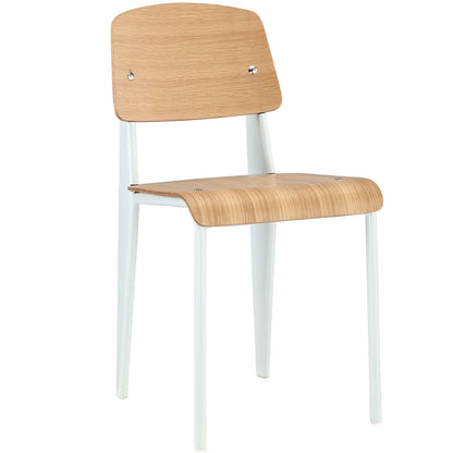 Modway - Cabin Dining Side Chair by Modway  Bar and Dining Dining Chairs White - EEI-214-NAT-WHI
