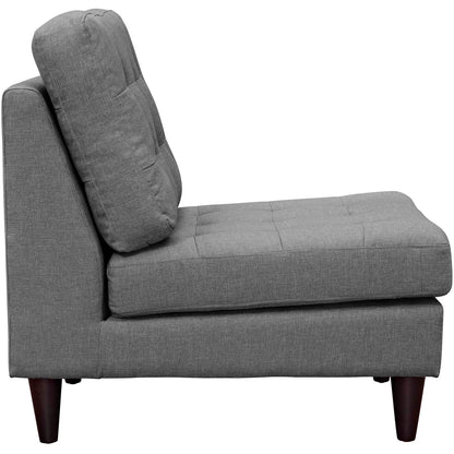Modway Outlet Empress Upholstered Fabric Lounge Chair by Modway  Living Room Furniture Gray - EEI-2140-DOR