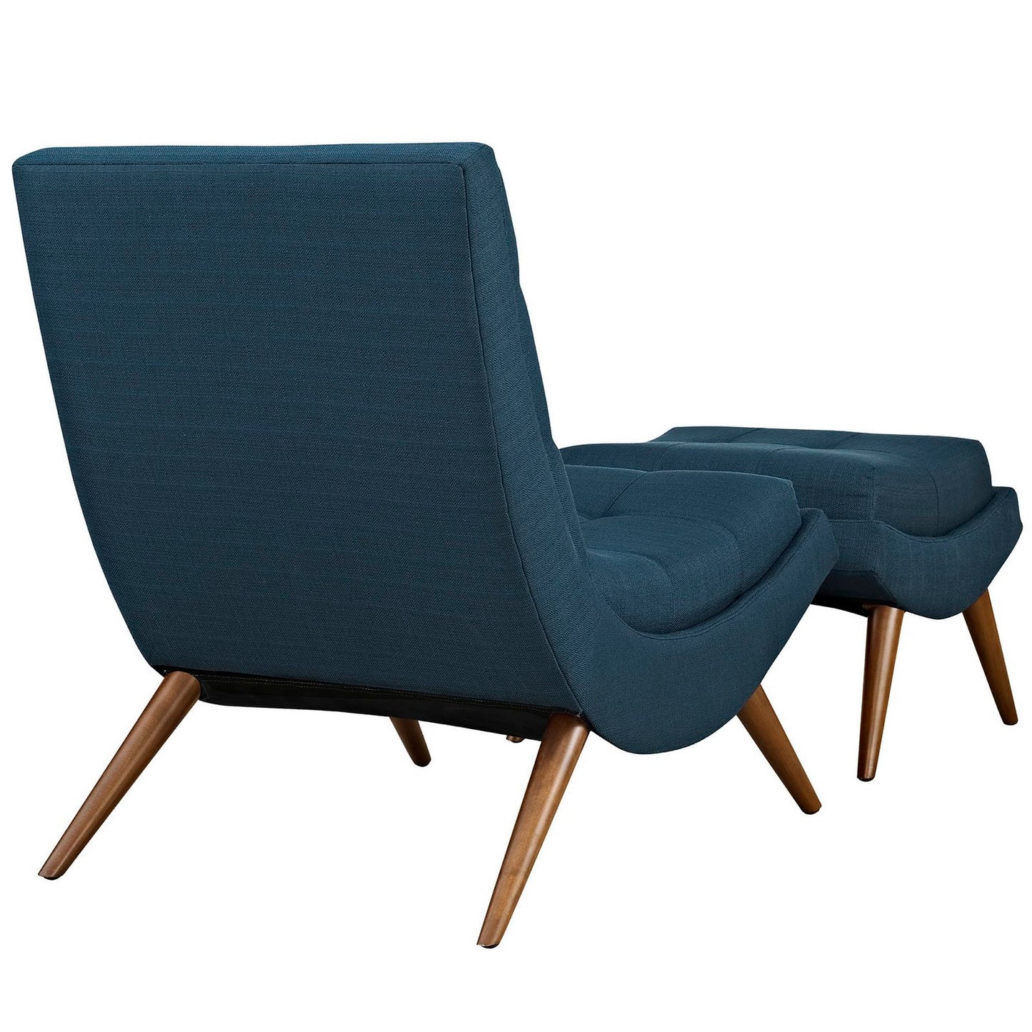 Modway - Ramp Upholstered Fabric Lounge Chair Set by Modway  Living Room Sofas and Armchairs Blue - EEI-2143-AZU